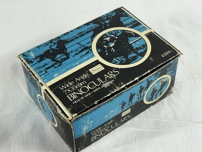 Vtg Sears 7x35mm Wide Angle Binoculars Model 44-25110 w/ Case, Strap & Box NOS - Image 1 of 4