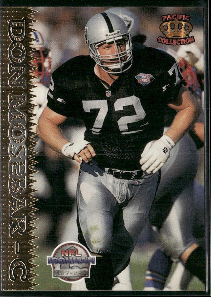 Don Mosebar 1995 Pacific #200 Oakland Raiders - Image 1 of 2