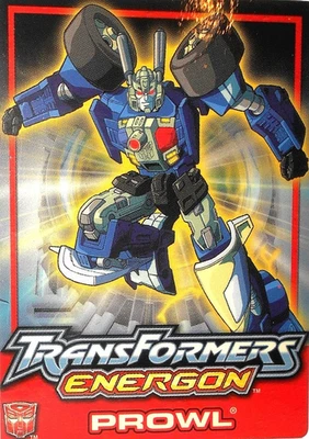 TRANSFORMERS Energon PROWL Trading Card 2003 complete tech specs 2004 - Image 1 of 3
