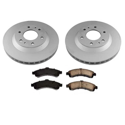 Front Disc Brake Rotors & Ceramic Pads for Chevrolet Trailblazer Ext 2002-2005 - Image 1 of 4