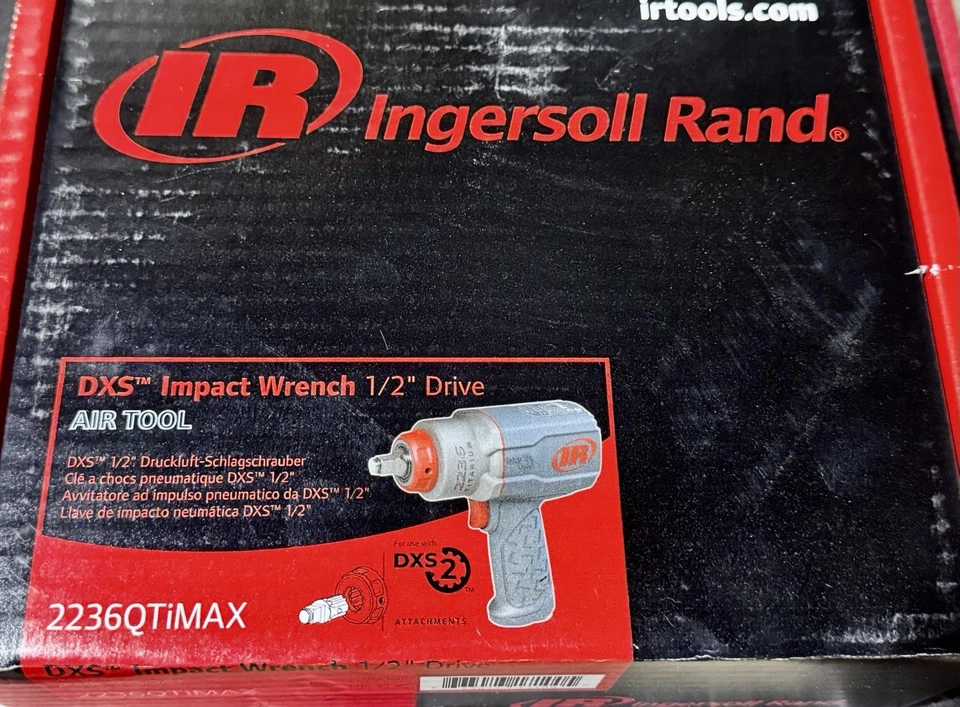 Llave de impacto de aire Ingersoll Rand 2236QTiMAX 1/2” DXS - NUEVA en caja  Foto 1 de 4