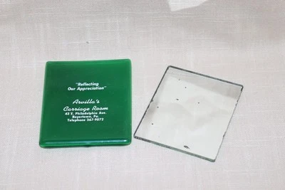 Vtg Advertising Mirror w/Case - Arvilla's Carriage Room Restaurant Boyertown PA - Image 1 of 4