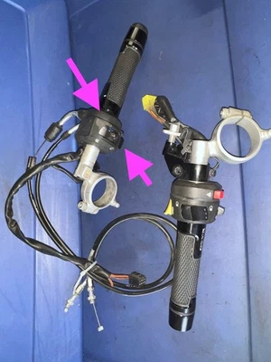 2008-2009 Suzuki GSXR 600 750 gixxer Right Left Handlebar switch control bar Dam - Image 1 of 4