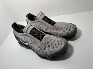 Nike Air Vapormax Flyknit Moc Moon Particle Black Grey Womens Size 6 Rare - Picture 1 of 14