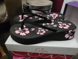 Ellemenno Miami Wedge Sandals - Picture 1 of 4