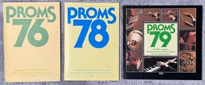 BBC Proms Programmes 1976 1978 1979 – Henry Wood Classical Music Concert Guides - Picture 1 of 8