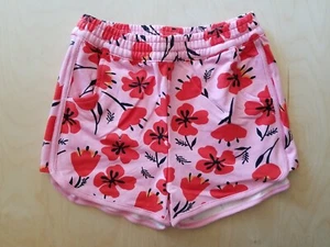 NWOT HANNA ANDERSSON PINK POPPIES FLORAL PRINT FRENCH TERRY SHORTS 110 5 - Picture 1 of 6