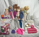 VINTAGE 1960s Mattel Barbie Lot Dolls Clothing Accessories Dress Bags Hats Shoes