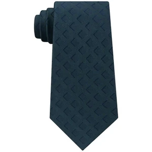 MICHAEL KORS Green Solid Unsolid Foreshadow Square Silk Classic Tie - Picture 1 of 4