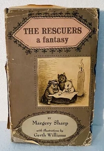 “The Rescuers” By Margery Sharp 1st Edition 1959 Little, Brown Dust Jacket - Picture 1 of 8