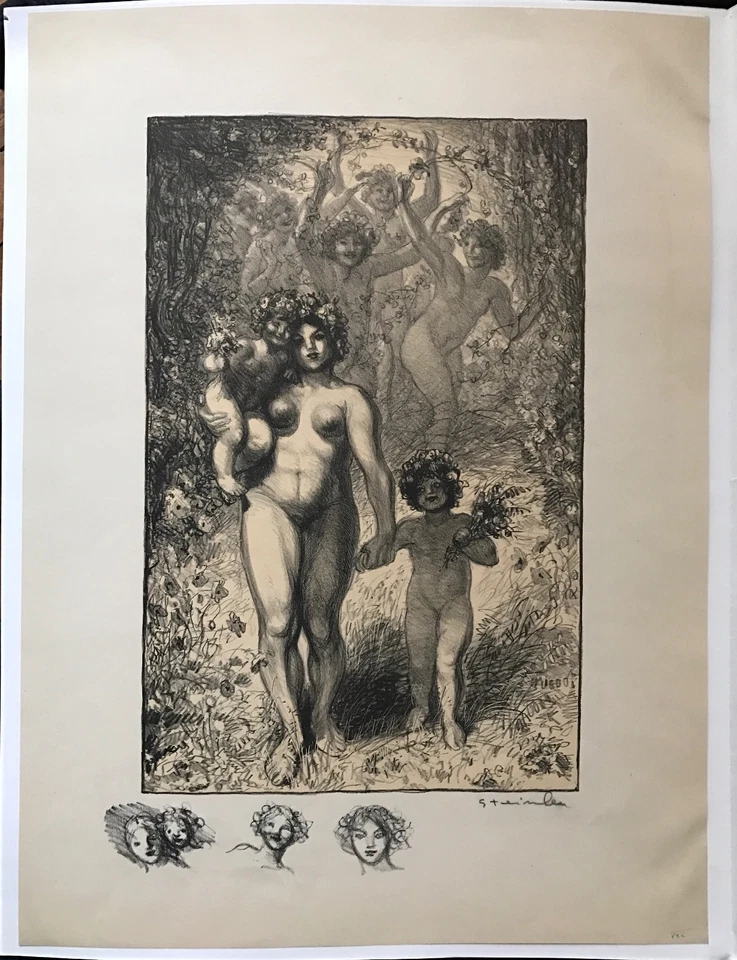 STEINLEN LITHOGRAPHIE ORIGINALE - Photo 1/1