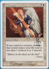 Worship 7th Edition NM White Rare SIGNED MAGIC MTG CARD (ID# 419023) ABUGames