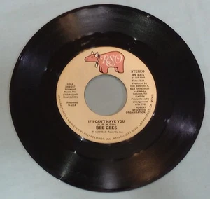 Bee Gees: Stayin' Alive / If I Can't Have You - 7" 45 RPM Record - Picture 1 of 2