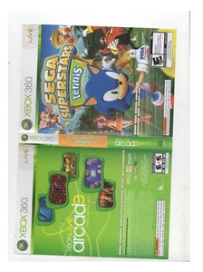 Sega Superstars Tennis Xbox 360 ARTWORK ONLY Authentic NO TRACKING - Picture 1 of 1