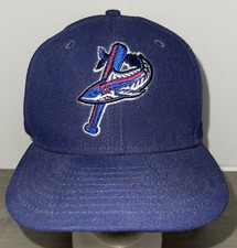 New Era Navy Pensacola Blue Wahoos Authentic Collection Team Game 59FIFTY, 7 5/8