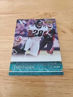 2007 Donruss Gridiron Gear Silver X's /250 Fred Taylor #84 Jaguars $$$ - Image 1 of 2