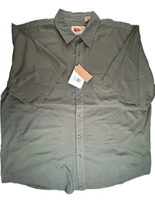 Field N Forest Shirt Men's 3XL Green Short Sleeve Sleeve NWT Cotton Outdoor - Picture 1 of 8