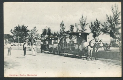 Barbados (23513): tranvía/tarjeta postal Hastings Rock Foto 1 de 2