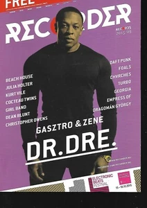 Hungary Ungarn Magazine Recorder 2015/09 Dr. Dre Andre Romelle Young on cover - Bild 1 von 1