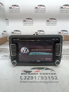 👉AUTORADIO LETTORE CD DVD 2008 VW TIGUAN 1K0035195AA 7647211360 B4 - Foto 1 di 18
