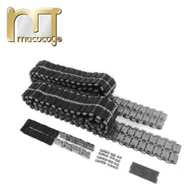 MATO Henglong 1/16 British ChallengerII Tank Metal Tracks Rubber Pads 3908 MT213 - Image 1 of 3