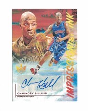 2021-22 Chauncey Billups Court Kings Impressionist Ink 08/49