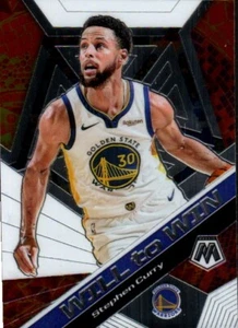 STEPHEN CURRY 2019-20 Panini Mosaic Will To Win Insert #14 Golden State Warriors - Picture 1 of 1