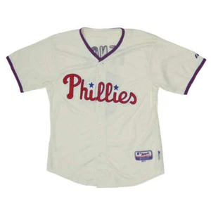 Vintage Majestic Phillies Pence 3 Baseball Jersey - Picture 1 of 3