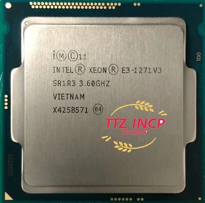 Intel Xeon E3-1271 V3 LGA-1150 CPU Processor SR1R3 3.6GHZ Quad-Core 8MB - Image 1 of 3