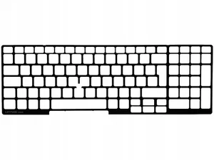 DELL KEYBOARD SHROUD RAMKA E5550 5550 3510 E5570 E5580 7510 7710 ORYGINALNA UK - Zdjęcie 1 z 2