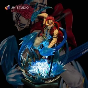 Demon Slayer Akaza Kamado Tanjirou Agatsuma Zenitsu LED Figure Model Statue 26cm - Picture 1 of 20