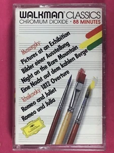 Mussorgsky: Pictures at an Exhibition Tchaikovsky 1812 Overture Audio Cassette - Picture 1 of 5