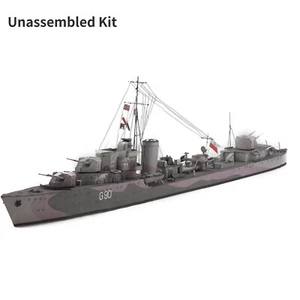 Modelo de acorazado de buque de guerra de papel sin montar barco militar regalos de Navidad - Imagen 1 de 4