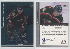 2000-01 ITG Be A Player Signature Series /10 Marian Gaborik #279 Rookie RC