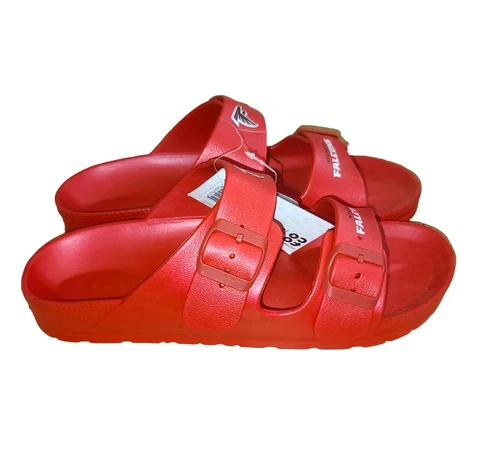 FOCO NFL Men's Atlanta Falcons Contour Red Sandals Size Xl or 11-12 Cover