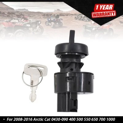 ✅Interruptor de llave de encendido para Arctic Cat 400 500 550 650 700 1000 2008-2016 0430-090 Foto 1 de 4