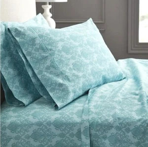 Set of 2 Hotel Style Luxury 600 TC Cotton Pillow Cases PaisleyBRAND NEW UNOPENED - Picture 1 of 5