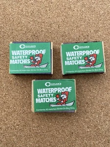Three Boxes of Coghlan's Waterproof Safety Matches - Picture 1 of 2