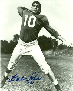 Foto firmada 8x10 del mariscal de campo de los Kentucky Wildcats BABE PARILLI #1 AUTOMÁTICA - Patriots - Imagen 1 de 1