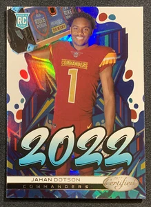 Jahan Dotson 2022 Panini Certified Graffiti Rookie Card RC Washington Commanders - Picture 1 of 2