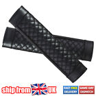 2x Leather Car Seat Belt Shoulder Pad Cover Cushion Harness Safety Driving UK