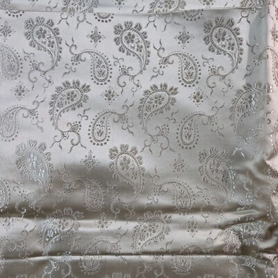 Brocado Jacquard Paisley Sari Material - Harilela's De Colección 36 x 144 Foto 1 de 4