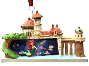 Disney Parks 2022 Arielle Grotte Attraktion Gebäude Skizzenbuch Ornament Neu mit Etikett - Bild 1 von 2
