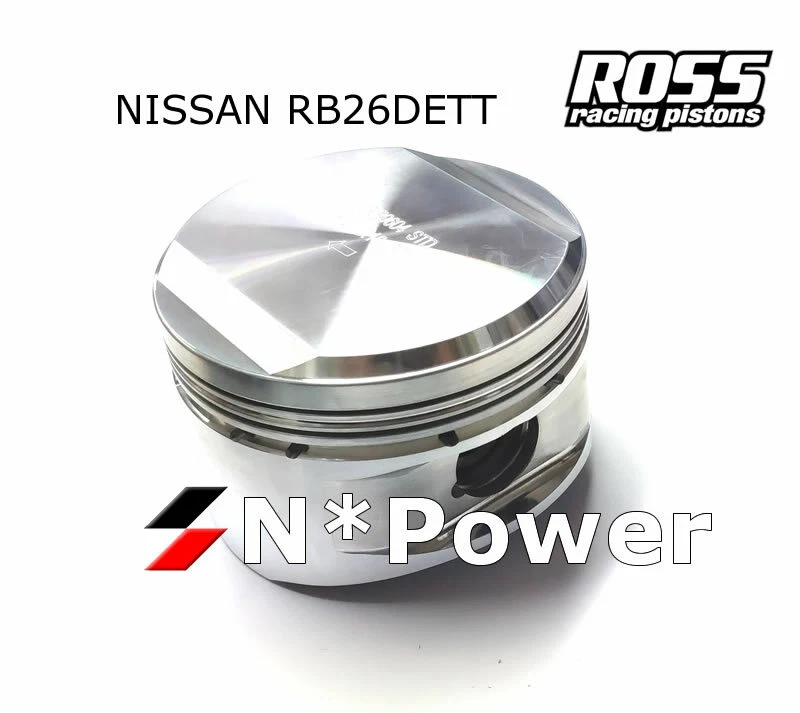 ROSS FORGED PISTONS & RINGS SET 0.50MM+ for NISSAN RB26DETT SKYLINE GTR STAGEA - image 1 of 1