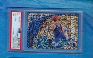 LUKA DONCIC 2018-19 PANINI THREADS IN MOTION DAZZLE #15 ROOKIE YEAR PSA 10 GEM ! - Picture 1 of 2