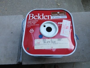 Vintage Belden 9924 24 AWG PVC Hook Up Wire Blue USA - Picture 1 of 6