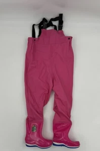 Girls Fishing Wading One-Piece Jumpsuit Waterproof Suit Dino Size US 10.5 EU 27 - Picture 1 of 8