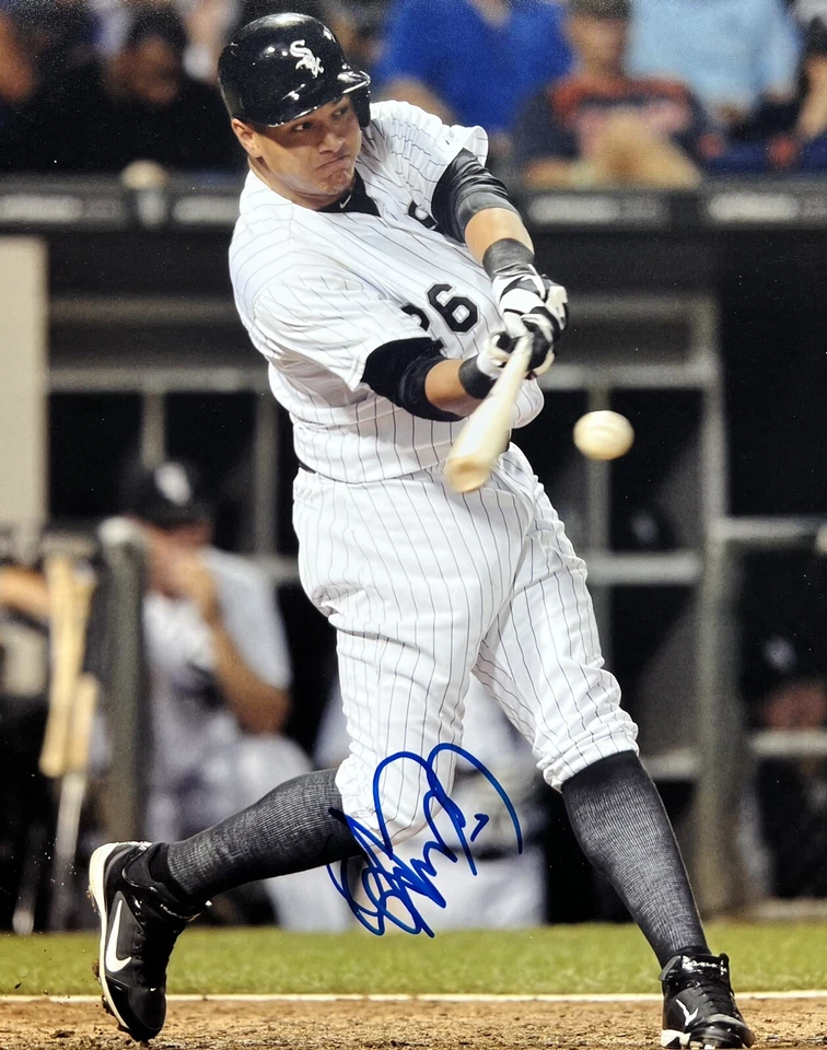 Foto autografiada firmada por Avisail García de 8x10 de los Medias Blancas de Chicago MLB de béisbol automática Foto 1 de 1