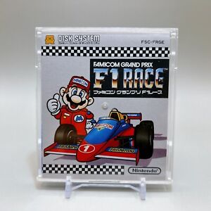 F1 Race Mario mit Box Handbuch keine Frontkarte Famicom Disk NES Nintendo Japan
