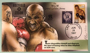 Bevil Tyson vs. Holyfield MGM Grand Garden Arena 1997 FDC w/COA Sc 1035, 2766 - Picture 1 of 8
